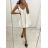 Women's Long Sleeve Hoodie Dress (S / M ONE SIZE) ITALIAN FASHION IMWA216095