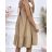 Women's Long Sleeve Hoodie Dress (S / M ONE SIZE) ITALIAN FASHION IMWA216095