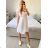 Women's Long Summer Short Sleeve Dress (S/M ONE SIZE) ITALIAN FASHION IMC23300