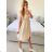 Women's Long Summer Short Sleeve Dress (S/M ONE SIZE) ITALIAN FASHION IMC23300