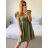 Women's Long Summer Short Sleeve Dress (S/M ONE SIZE) ITALIAN FASHION IMC23300