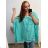 Tunic Oversize Short Sleeve Women's Plus Size (54/58 ONE SIZE) ITALIAN FASHION IMBM24076