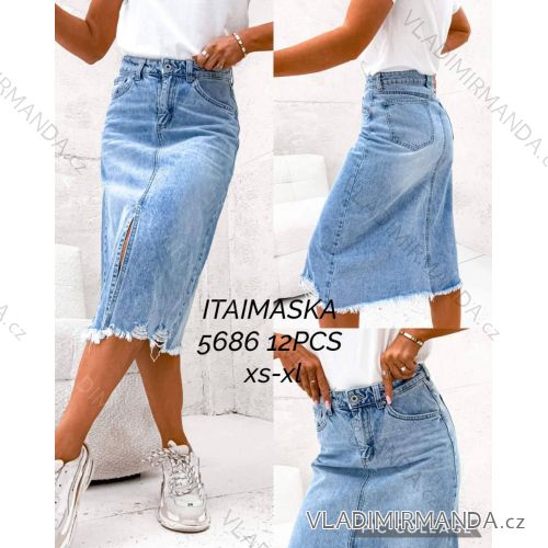 Sukně riflová jeans dámská (XS-XL) ITAIMASKA ITA245686