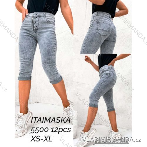 Rifle jeans 3/4 dlouhé dámské (XS-XL) ITAIMASKA ITA245500