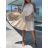 Women's Long Chiffon Short Sleeve Dress (S/M ONE SIZE) ITALIAN FASHION IMWGS231048