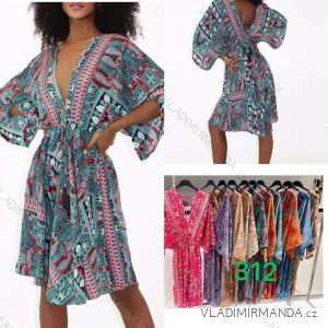 Women's Long Sleeve Summer Shirt Dress (S/M/L ONE SIZE) INDIAN FASHION IMWY23123