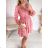 Women's Summer Elegant Shirt Dress Long Sleeve (S/M ONE SIZE) ITALIAN FASHION IMWGB231643