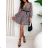 Women's Long Chiffon Short Sleeve Dress (S/M ONE SIZE) ITALIAN FASHION IMWGM23456