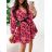 Women's Long Chiffon Short Sleeve Dress (S/M ONE SIZE) ITALIAN FASHION IMWGM23456