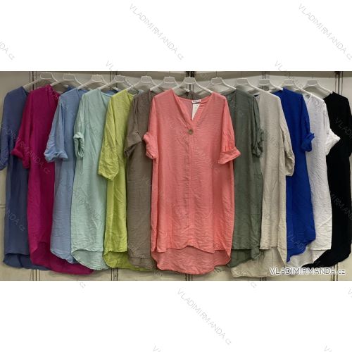 Shirt extended 3/4 long sleeve women's (L/XL/2XL ONE SIZE) ITALIAN FASHION IM423025