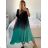 Women's Long Chiffon Short Sleeve Dress (S/M ONE SIZE) ITALIAN FASHION IMWGS231048