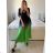 Women's Long Chiffon Short Sleeve Dress (S/M ONE SIZE) ITALIAN FASHION IMWGS231048