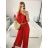 Women's Long Elegant Pleated Sleeveless Dress (S/M ONE SIZE) ITALIAN FASHION IMPGM2323232