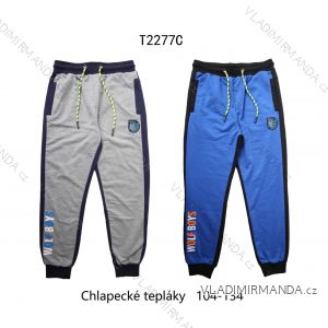 Tepláky dlouhé dětské dorost chlapecké (104-134) WOLF T2277C