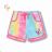 Kraťas shorts with sequins baby teen girl (98-128) KUGO K627