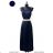 Women's Long Sleeve Summer Dress (S/M ONE SIZE) ITALIAN FASHION IMPES238990 dark blue 