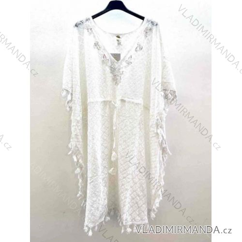 Women's Long Chiffon Short Sleeve Dress (S/M ONE SIZE) ITALIAN FASHION IMWGM23456