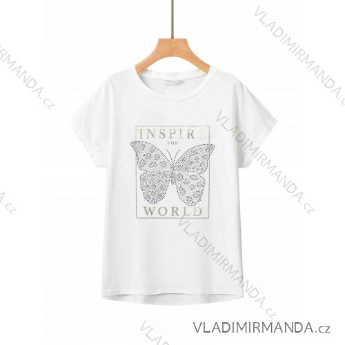 T-shirt short sleeve women's plus size (2XL-5XL) GLO-STORY GLO24WPO-4567