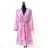 Women's Long Sleeve Summer Dress (S/M ONE SIZE) ITALIAN FASHION IMPES238990 pink