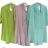 Short Sleeve Shirt Dress women (uni L-2XL) ITALIAN MODA IMS20002