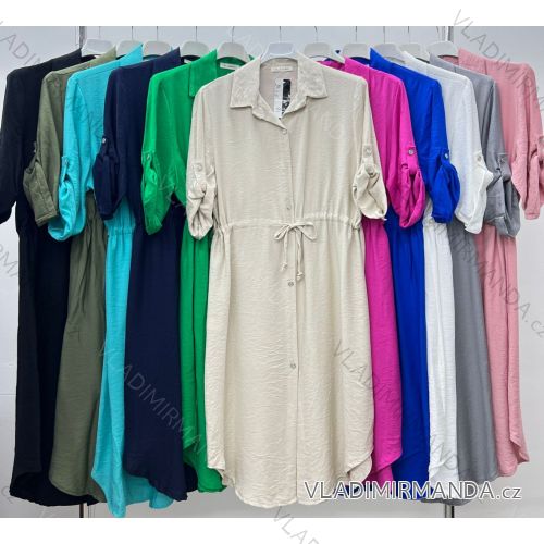 Shirt extended 3/4 long sleeve women's (L/XL/2XL ONE SIZE) ITALIAN FASHION IM423025