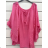 Women's Oversize Short Sleeve Tunic (S/M ONE SIZE) ITALIAN FASHION IMPSH2322161