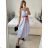 Sleeveless Long Women's Stripe Shirt Dress (uni s/m) ITALIAN Fashion IMM24BR8444