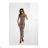 Women's Plus Size (42-46) Long Elegant Party Sleeveless Dress POLISH FASHION PMLBC23265-10 hnědá gepard XS/S