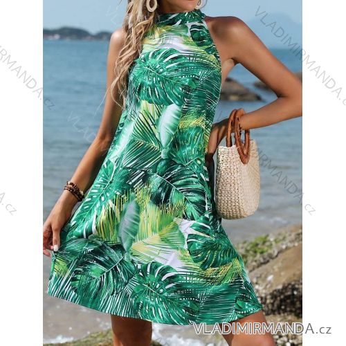 Women's summer short icecool sleeveless dress (S/M ONE SIZE) ITALIAN FASHION IMM24M84269A