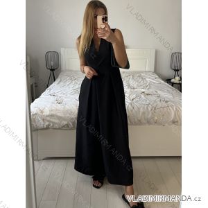 Šaty košilové krátký rukáv dámské (S/M/L ONE SIZE) ITALSKÁ MÓDA IMWCA24345/DU