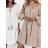 Women's Long Chiffon Short Sleeve Dress (S/M ONE SIZE) ITALIAN FASHION IMWGM23456