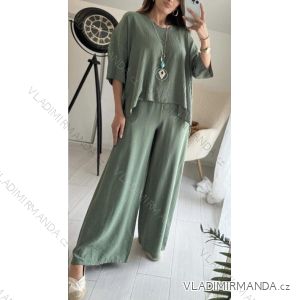 Women's Long Chiffon Short Sleeve Dress (S/M ONE SIZE) ITALIAN FASHION IMWGM23456