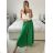 Women's Summer Long Harem Pants (42/44/46 ONE SIZE) ITALIAN FASHION IM424361 zelená smaragdová S / M