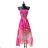 Women's Long Sleeve Summer Dress (S/M ONE SIZE) ITALIAN FASHION IMPES238990 oranžová S / M