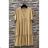 Women's Long Sleeve Summer Dress (S/M ONE SIZE) ITALIAN FASHION IMPES238990 růžová fuchsiová S / M