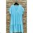 Women's Long Sleeve Summer Dress (S/M ONE SIZE) ITALIAN FASHION IMPES238990 růžová fuchsiová S / M