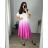 Women's Long Chiffon Short Sleeve Dress (S/M ONE SIZE) ITALIAN FASHION IMWGS231048