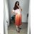 Women's Long Chiffon Short Sleeve Dress (S/M ONE SIZE) ITALIAN FASHION IMWGS231048