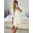 Women's Summer Cotton Short Sleeve Dress (S/M ONE SIZE) ITALIAN FASHION IM722253