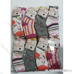 Ponožky  slabé protiskluzové dětské dívčí (17-26) AMZF AMZF24ZCB-DIV