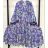 Women's 3/4 Sleeve Summer Dress (S/M ONE SIZE) ITALIAN FASHION IMPEM24g34