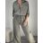 Souprava letní košile a kalhoty mušelín dámská (S/M/L ONE SIZE) ITALSKÁ MÓDA IMWAH24576