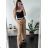 Kalhoty dlouhé dámské (S/M ONE SIZE) ITALSKÁ MÓDA IMM24M4312