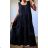 Summer strapless dress with applique for women (UNI S / M) ITALIAN FASHION IMD20414
