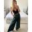 Women's elegant oversize long pants with belt (S/M/L ONE SIZE) ITALIAN FASHION IM324060
