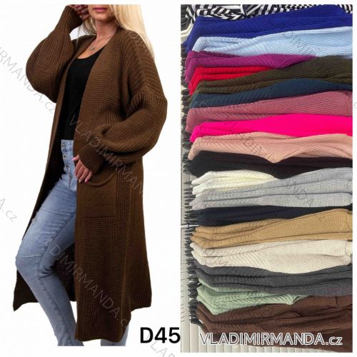 Women's Long Sleeve Cardigan (S/M ONE SIZE) ITALIAN FASHION IMWKK232891