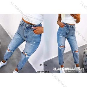 Rifle jeans dlouhé dámské (34-42) M.SARA MSR24678