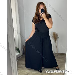 Kalhoty letní oversize dámské (S/M/L/XL/2XL ONE SIZE) ITALSKÁ MODA IM424445