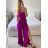 Women's Long Elegant Strapless Jumpsuit (S/M ONE SIZE) ITALIAN FASHION IMWKK23919/DUR