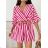 Women's Long Sleeve Hoodie Dress (S / M ONE SIZE) ITALIAN FASHION IMWA216095